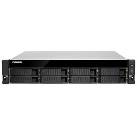 Serwer NAS QNAP Rack TS-883XU-E2124-RJSP - Rack (2U)/Intel Xeon E-2124/8 GB RAM/144 TB/8 wnęk/hot-swap/3 lata Carry-in