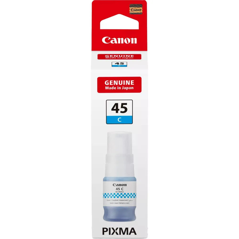 Butelka z tuszem Canon GI-45 Cyan 6285C001 - Oryginał, 3000 stron
