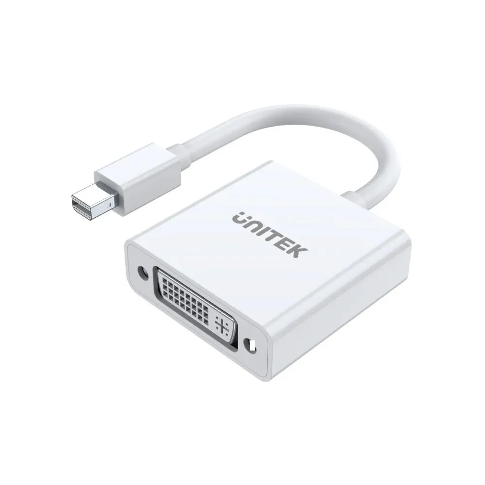 Adapter Unitek Y-6326WH mini DisplayPort do DVI, Biały | Sklep ITnes.pl, IT for BUSINESS