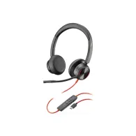 Słuchawki nauszne Poly Blackwire 8225 M USB-C Headset 214409-01 - Czarne | Sklep ITnes.pl - IT for BUSINESS