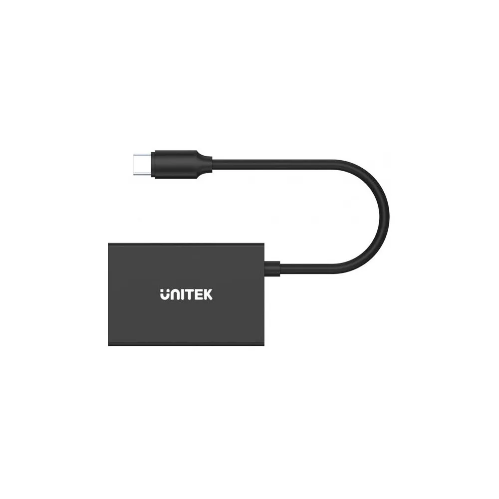Hub Unitek USB-C 10Gbps 2x USB-A 2x USB-C H1302A, 4 porty, Czarny, Aluminium | Sklep ITnes.pl, IT for BUSINESS