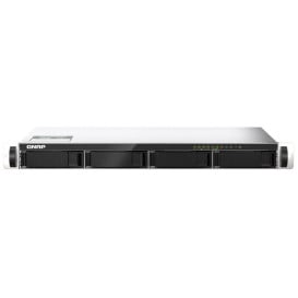 Serwer NAS QNAP Rack TS-435XEU-4G - Rack (1U)/Marvell OCTEON TX2 CN9130 / CN9131 ARMv8 Cortex-A72/4 GB RAM/4 wnęki/3 lata CI