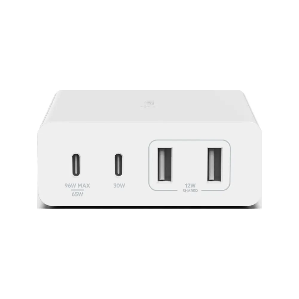Ładowarka Belkin 2x USB-A, 2x USB-C 108W WCH010VFWH - Biała | Sklep IT