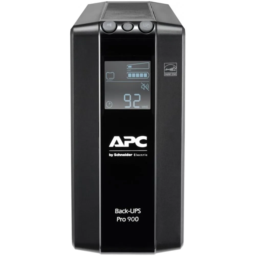 Zasilacz awaryjny UPS APC BR900MI, Tower, 900VA|540W, 6 x IEC C13, 1 x RJ-45, 1 x RJ-11, 1 x USB, Czarny | Sklep ITnes.pl, IT fo