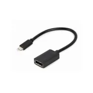 Adapter Gembird USB Type-C do DisplayPort A-CM-DPF-02, 4K, 15 cm, Czarny | Sklep ITnes.pl, IT for BUSINESS