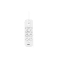 Listwa antyprzepięciowa Belkin SurgePlus SRB003CA2M - 8 gniazd, USB-A, USB-C, 2 m