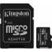 Karta pamięci Kingston microSD 64GB Canvas Select Plus 100MB/s + SD Adapter SDCS2/64GB - Czarna