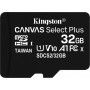 Karta pamięci Kingston microSD 32GB Canvas Select Plus 100MB, s + SD Adapter SDCS2, 32GB - zdjęcie poglądowe 2