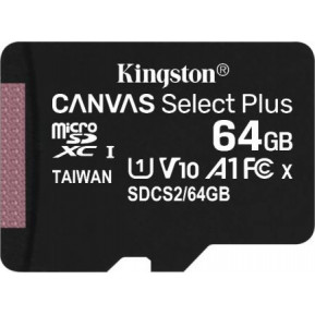 Karta pamięci Kingston microSD 64GB Canvas Select Plus 100MB, s SDCS2, 64GBSP - zdjęcie poglądowe 2