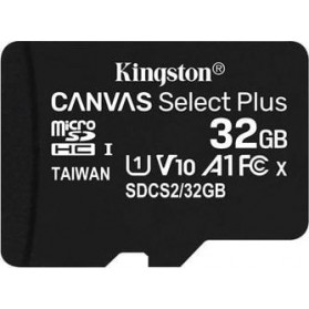 Karta pamięci Kingston microSD 32GB Canvas Select Plus 100MB/s SDCS2/32GBSP - Czarna