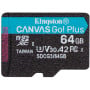 Karta pamięci Kingston microSD 64GB Canvas Go Plus 170, 70MB, s SDCG3, 64GBSP - zdjęcie poglądowe 2
