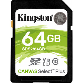 Karta pamięci Kingston SD 64GB Canvas Select Plus R100MB, s SDS2, 64GB - zdjęcie poglądowe 2