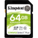 Karta pamięci Kingston SD 64GB Canvas Select Plus R100MB/s SDS2/64GB - Czarna