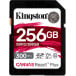 Karta pamięci Kingston SD 256GB Canvas React Plus 300/260 UHS-II U3 SDR2/256GB - Czarna