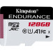Karta pamięci Kingston microSD 128GB Endurance 95/45MB/s C10 A1 UHS-I SDCE/128GB - Czarna, Biała