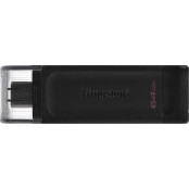 Pendrive Kingston DataTraveler 70 64GB USB-C 3.2 Gen. 1 DT70/64GB - Czarny