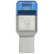 Kingston MobileLite Duo 3C USB-C/USB 3.1 FCR-ML3C - Kolor srebrny, Niebieski