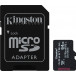 Karta pamięci Kingston Industrial microSDHC 64GB Class 10 A1 pSLC + SD Adapter SDCIT2/64GB - Czarna