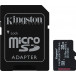 Karta pamięci Kingston Industrial MicroSDHC 32 GB Class 10 A1 pSLC Card + SD Adapter SDCIT2/32GB - Czarna