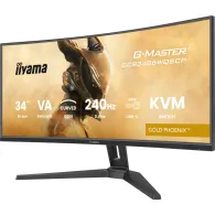 Monitor iiyama G-MASTER GCB3486WQSCP-B1, 34", 3440x1440 (UWQHD), 240Hz, 21:9, zakrzywiony, VA, FreeSync, HDR, 0,4 ms, USB-C, Cza