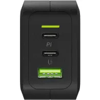 Ładowarka sieciowa Green Cell PowerGaN 65W 2x USB-C 1xUSB-A CHARGC08 - Czarna | Sklep ITnes.pl - IT for BUSINESS