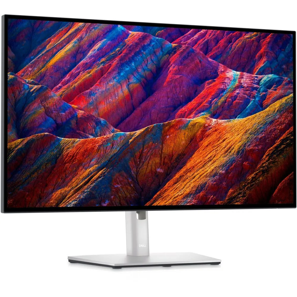 Monitor Dell UltraSharp U2723QE 210-BCXK/5Y - 27"/3840x2160 (4K)/60Hz/IPS/HDR/5 ms/pivot/USB-C/Czarno-srebrny - zdjęcie