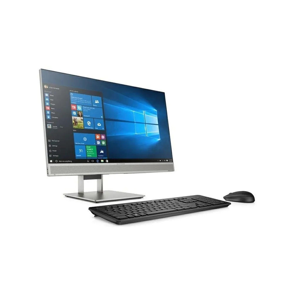 Komputer All-in-One HP EliteOne 800 G5 7XK72AW - i5-9500/23,8" FHD IPS/RAM 8GB/SSD 256GB/Srebrny/WiFi/DVD/Windows 10 Pro/3OS - zdjęcie
