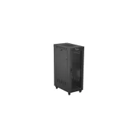 Szafa rack 19" 32U Lanberg FF01-6032-23BL, 600x1000 mm, czarna, drzwi perforowane | Sklep ITnes.pl, IT for BUSINESS