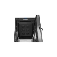 Szafa rack 19" 32U Lanberg FF01-6032-23BL, 600x1000 mm, czarna, drzwi perforowane | Sklep ITnes.pl, IT for BUSINESS