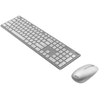 Zestaw bezprzewodowy klawiatury i myszy ASUS ASUS W5000 Wireless Keyboard and Mouse Set 90XB0430-BKM220 - Srebrny