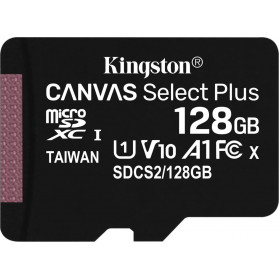 Karta pamięci Kingston microSD 128GB Canvas Select Plus 100MB/s SDCS2/128GBSP - Czarna