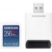 Karta pamięci Samsung PRO Plus 256GB + czytnik MB-SD256KB/WW - Biała