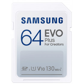 Karta pamięci Samsung EVO Plus SD Card 64GB MB-SC64K/EU - Biała