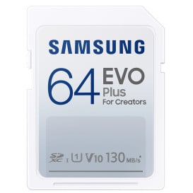 Karta pamięci Samsung EVO Plus SD Card 64GB MB-SC64K/EU - Biała