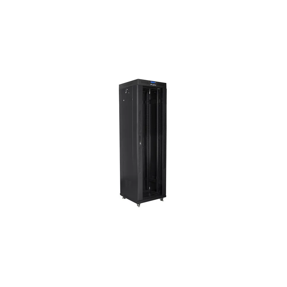 Szafa rack 19" 42U Lanberg FF01-6642-12BL, 600 x 600 x 2127 mm, drzwi szklane, LCD | Sklep ITnes.pl, IT for BUSINESS Szafa rack 19" 42U Lanberg FF01-6642-12BL, 600 x 600 x 2127 mm, drzwi szklane, LCD | Sklep ITnes.pl, IT for BUSINESS