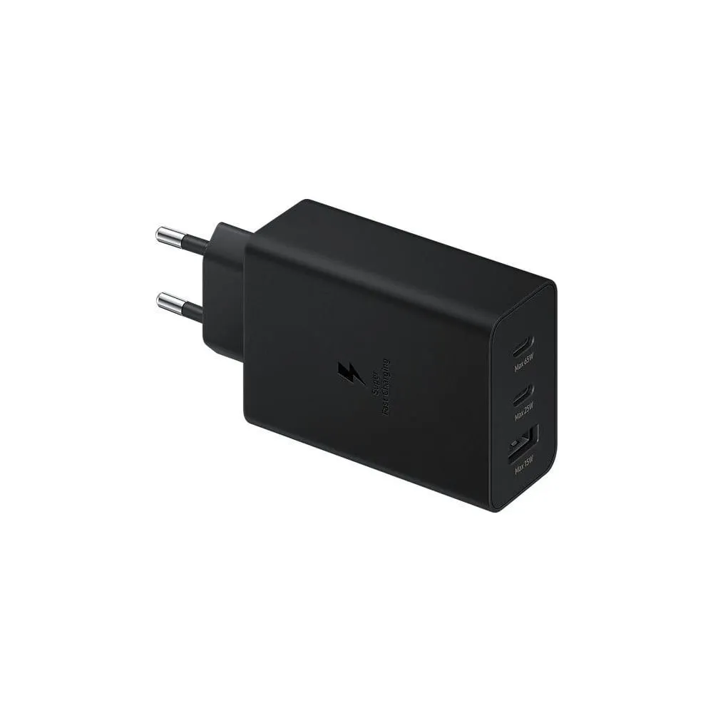 Ładowarka sieciowa Samsung 35W 1x USB-A 2x USB-C EP-T6530NBEGEU - Czarna | Sklep ITnes.pl - IT for BUSINESS