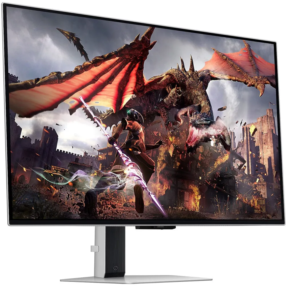 Monitor Samsung Odyssey OLED G8 G80SD LS32DG802SUXDU - 32"/3840x2160 (4K)/240Hz/OLED/FreeSync/HDR/0,03 ms/pivot/Srebrny - zdjęcie