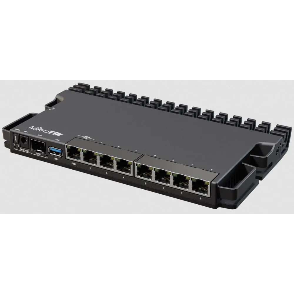 Router MikroTik RB5009UG+S+IN, Marvell Armada Quad-core ARMv8 1.4 GHz CPU, 1x 2,5 GbE RJ45, 7x 1GbE RJ45, 1x 10GbE SFP+ | Sklep 