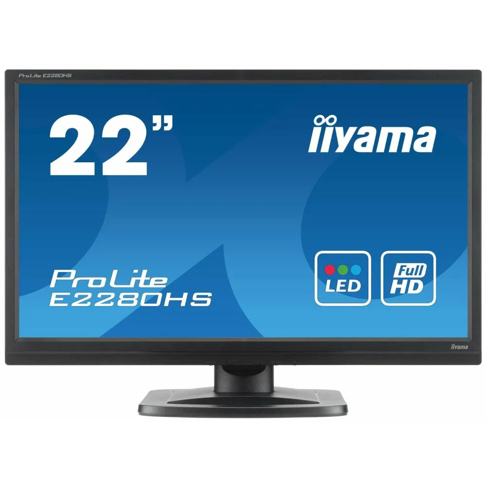 Monitor iiyama ProLite E2280HS-B1, 21,5", 1920x1080 (FHD), 75Hz, TN, 5 ms | Sklep ITnes.pl, IT for BUSINESS