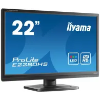Monitor iiyama ProLite E2280HS-B1, 21,5", 1920x1080 (FHD), 75Hz, TN, 5 ms | Sklep ITnes.pl, IT for BUSINESS
