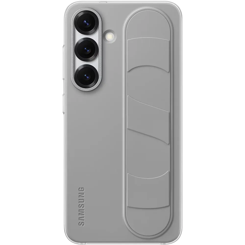 Etui na smartfon Samsung Standing Grip Case do Galaxy S25 EF-GS931CJEGWW, Szare | Sklep ITnes.pl, IT for BUSINESS