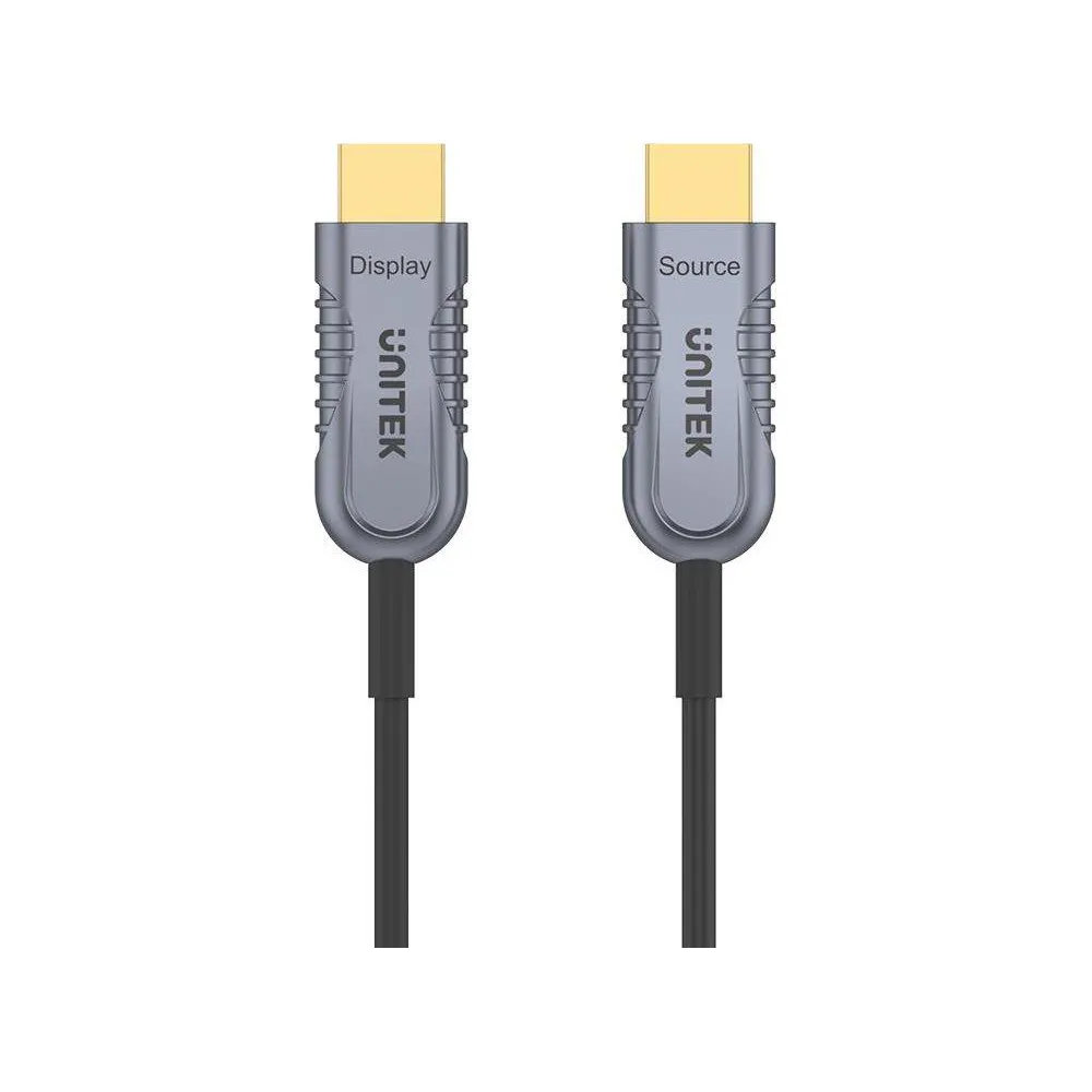 Kabel Unitek HDMI 2.1 AOC 8K 120Hz C11034DGY, 60 m, Czarny | Sklep ITnes.pl, IT for BUSINESS