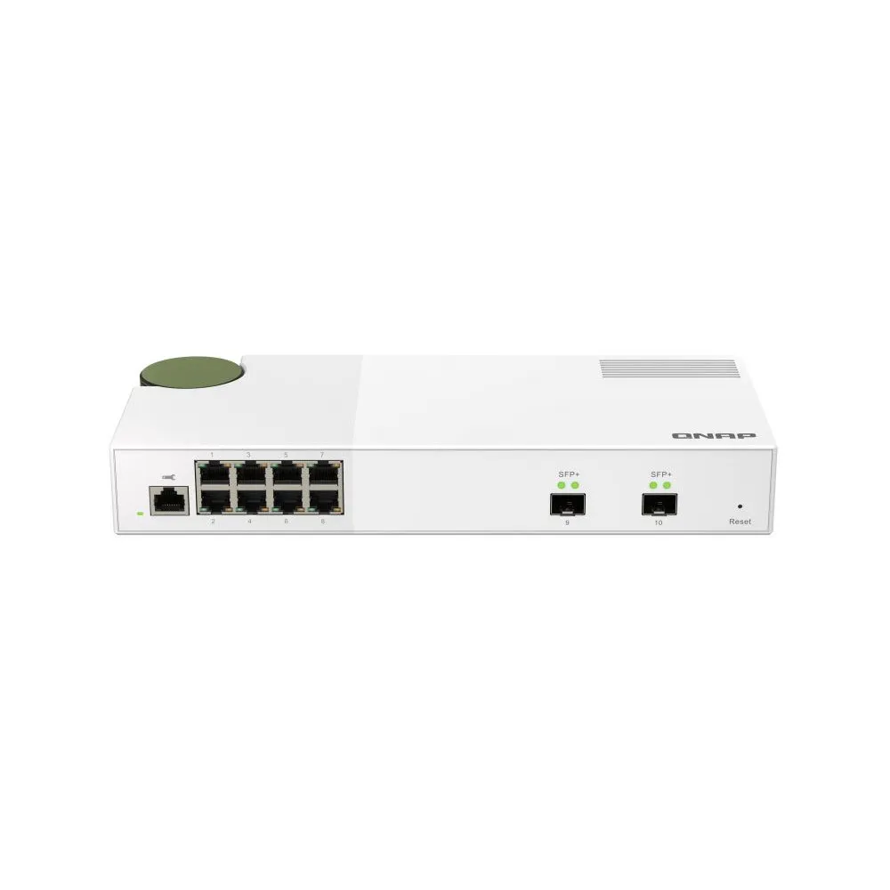 Switch zarządzalny QNAP QSW-M2108-2S, Desktop, 2 x 10GbE SFP+, 8 x LAN 10|100|1000 Mbps | Sklep ITnes.pl, IT for BUSINESS