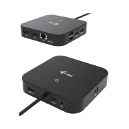 Stacja dokująci-tec USB-C Dual Display Docking Station Power Delivery 100W + Universal Charger 112W C31DUALDPDOCKPD100W, Czarna