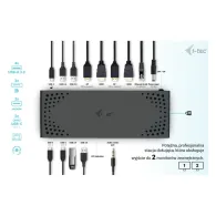 Stacja dokująca i-tec USB 3.0, USB-C, Thunderbolt 3 Dual Display Docking Station Gen2 PD 100W CADUA4KDOCKPDL2 | Sklep ITnes.pl, 
