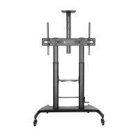 Stojak podłogowy mobilny na monitor Techly LCD/LED 60"-100" 107111 - 100 kg/Czarny | Sklep ITnes.pl - IT for BUSINESS