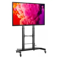 Stojak podłogowy mobilny na monitor Techly LCD/LED 60"-100" 107111 - 100 kg/Czarny | Sklep ITnes.pl - IT for BUSINESS