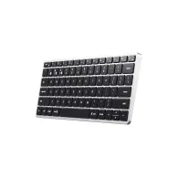 Klawiatura bezprzewodowa Satechi Slim X1 ST-BTSX1S - Bluetooth do trzech urządzeń, USB-C, Srebrna