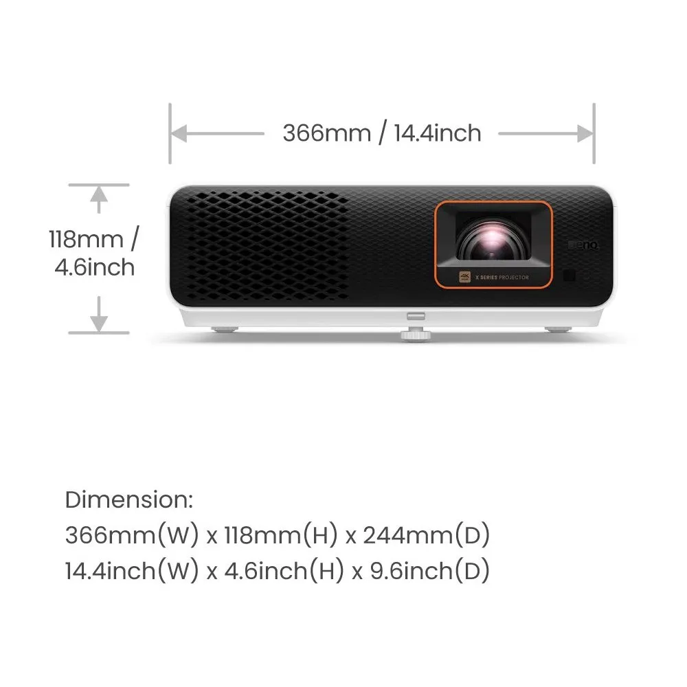 Projektor Benq X500i 9H.JSC77.17E - 4K, LED, 2200ANSI