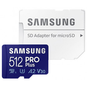 Karta pamięci Samsung Pro PLUS microSDXC 512GB UHS-I U3 + adapter MB-MD512KA, EU - zdjęcie poglądowe 3